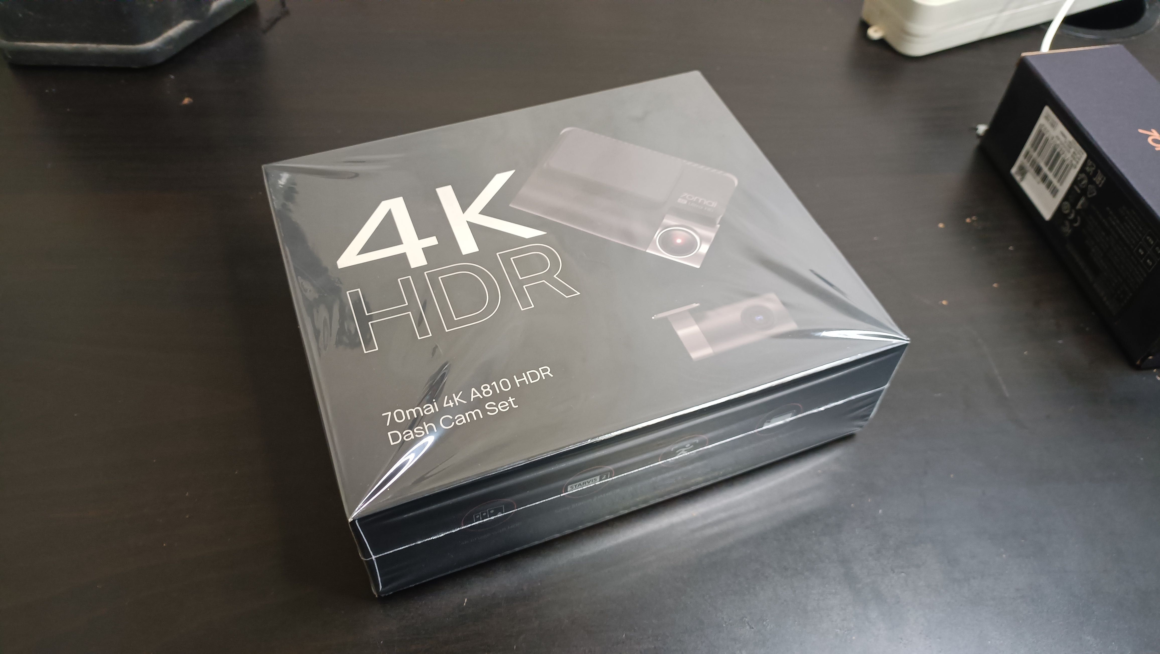 Відеореєстратор 70mai A810 4K+камера заднього огляду RC12+кабель UP03