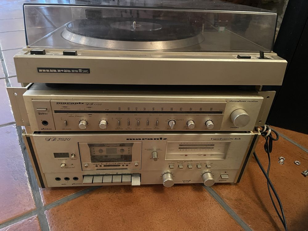 Conjunto Marantz + colunas Tamon
