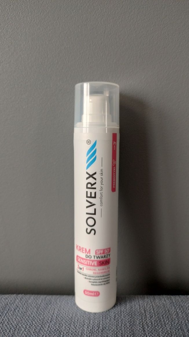 Krem do twarzy Solverx spf 50