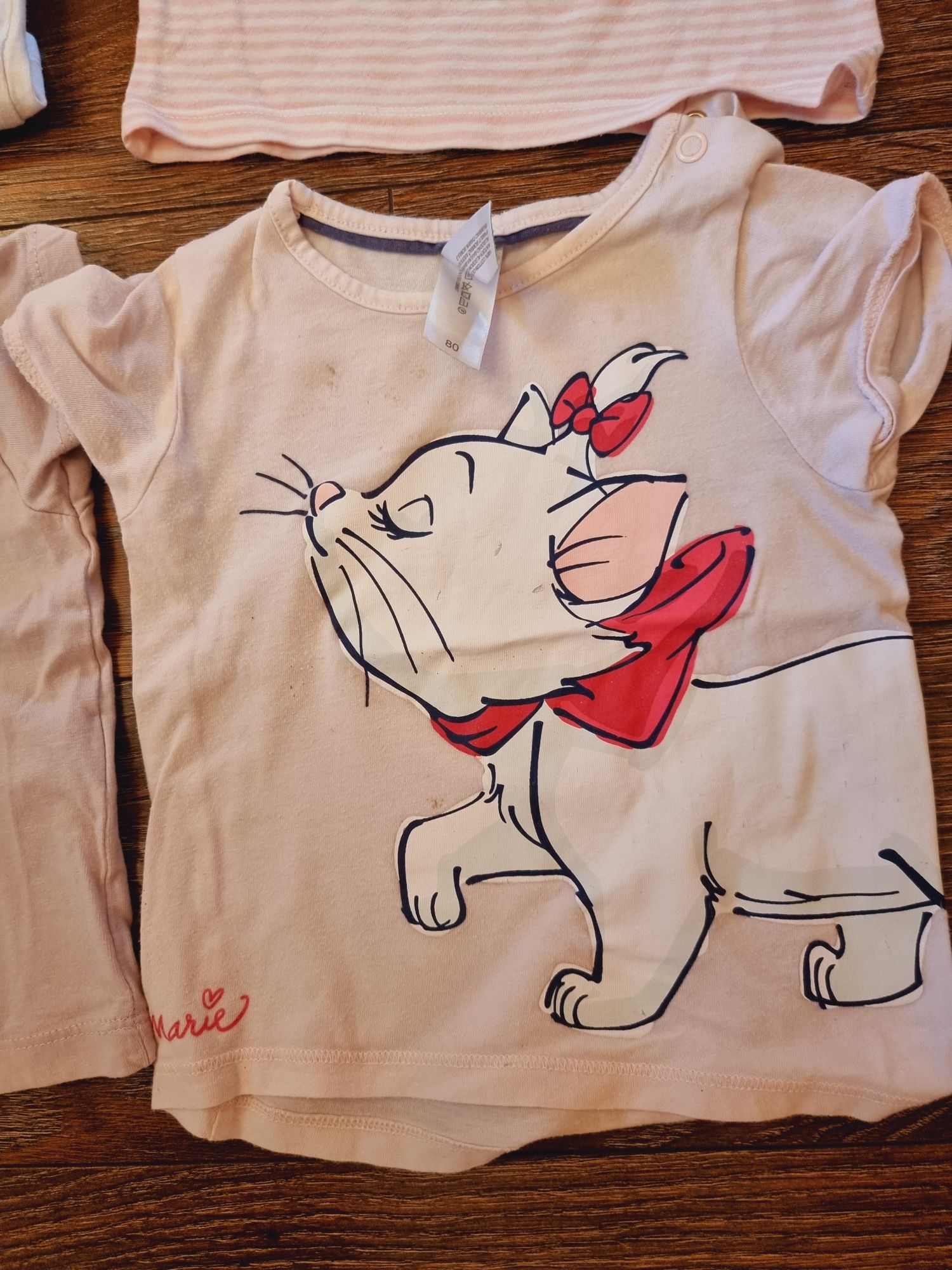 9 sztuk podkoszulków t-shirt 74 disney