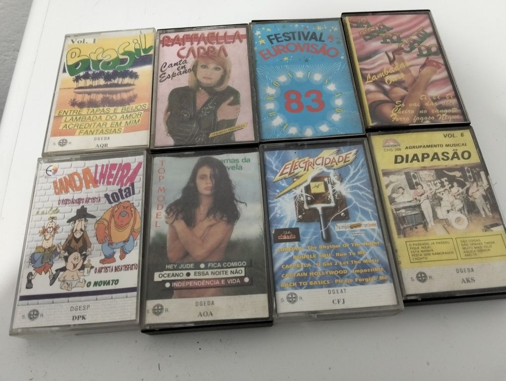 Cassetes, DVD antigos