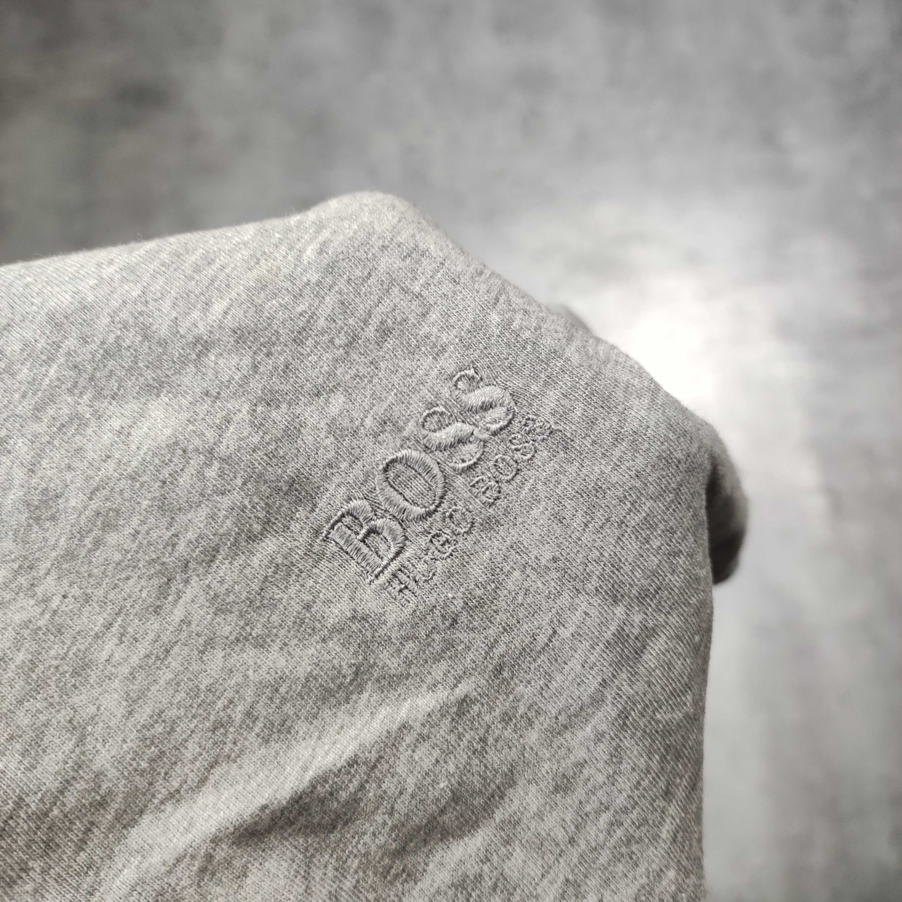 MĘSKA Koszulka Elegancka Basic Małe Logo Hugo Boss Bawełna Klasyczna