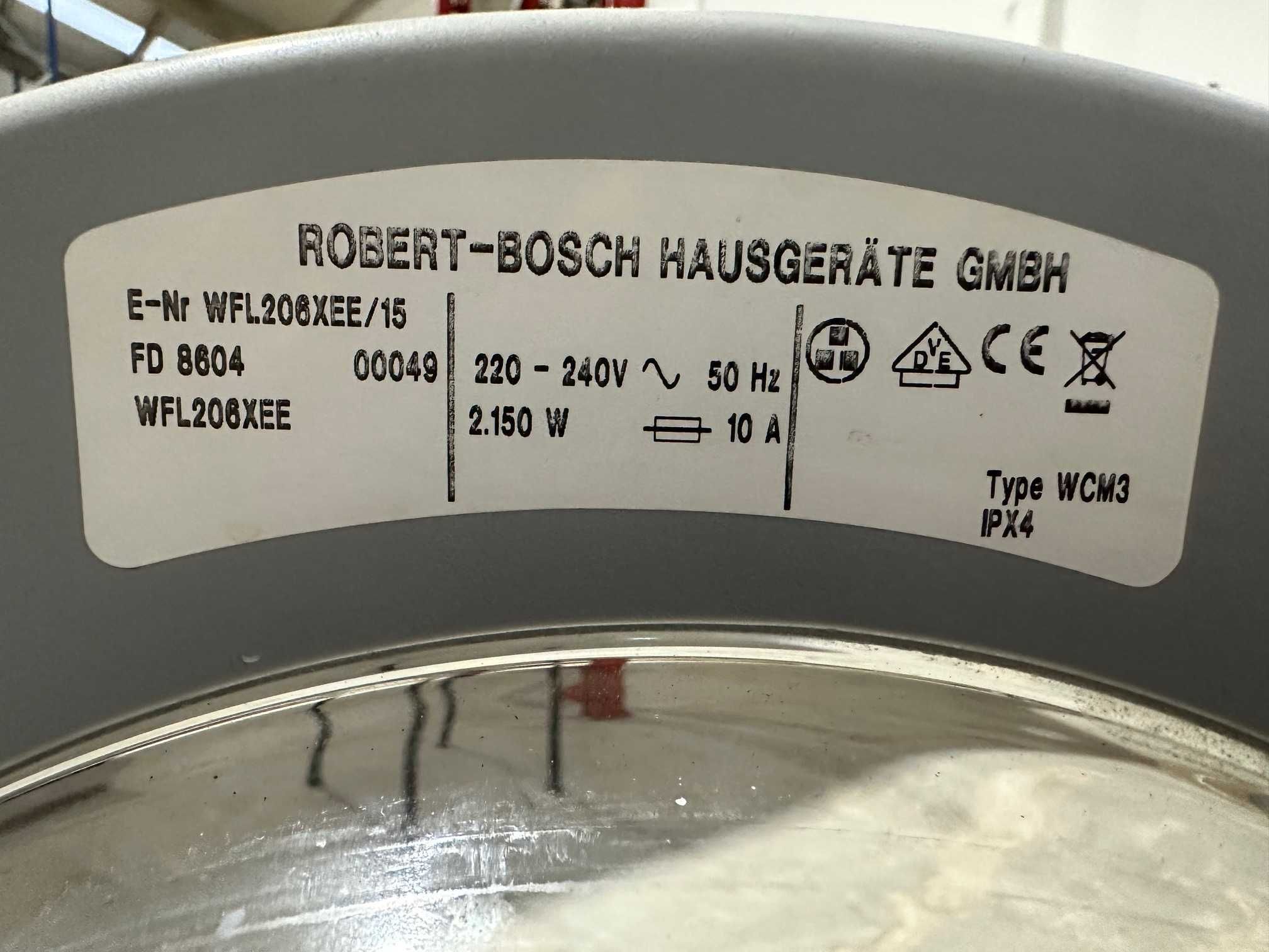 Máquina de Lavar Roupa Bosch Inox 6KG 1000 RPM Garantia