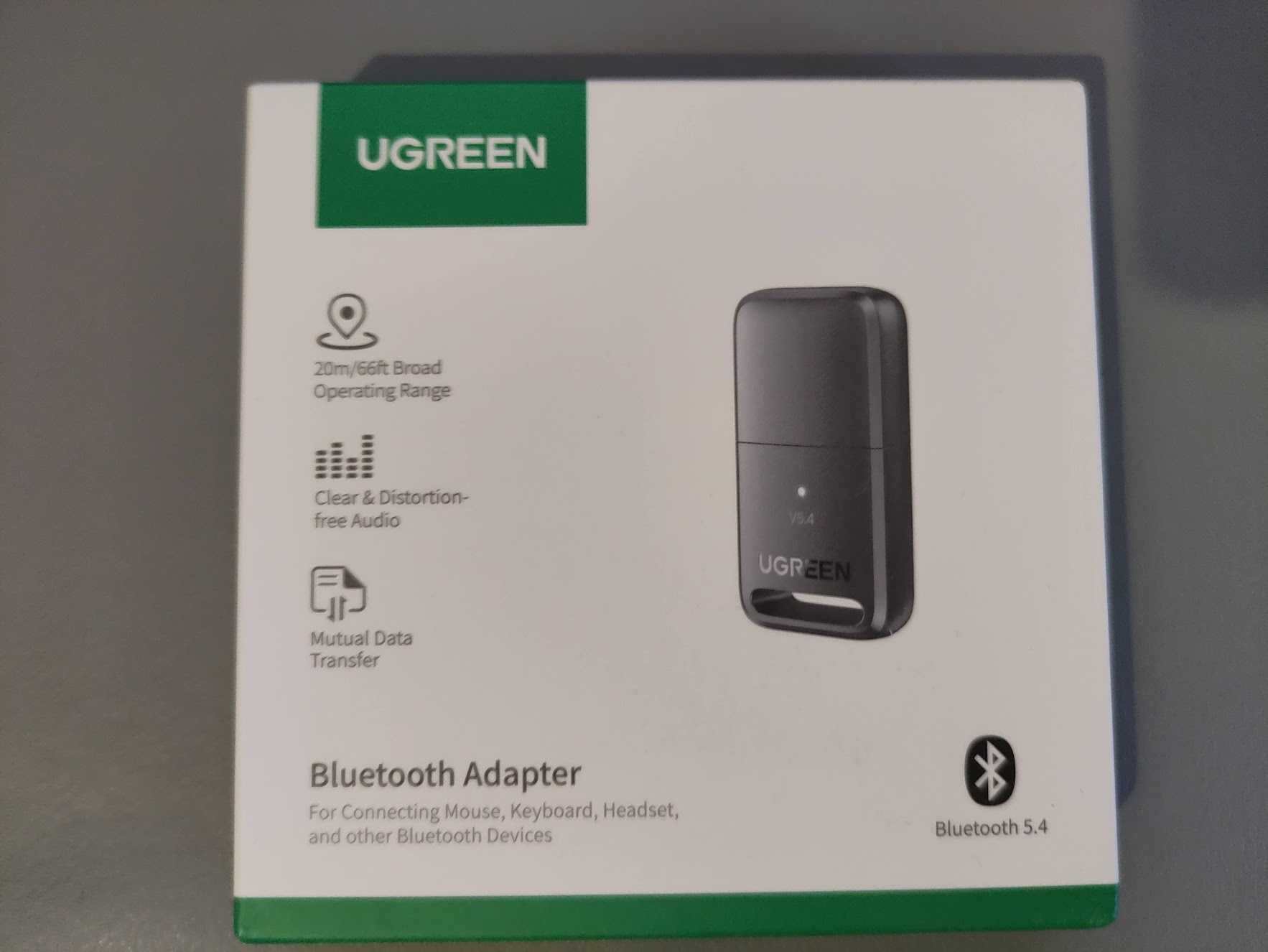 Ugreen CM748 Bluetooth 5.4 USB адаптер донгл