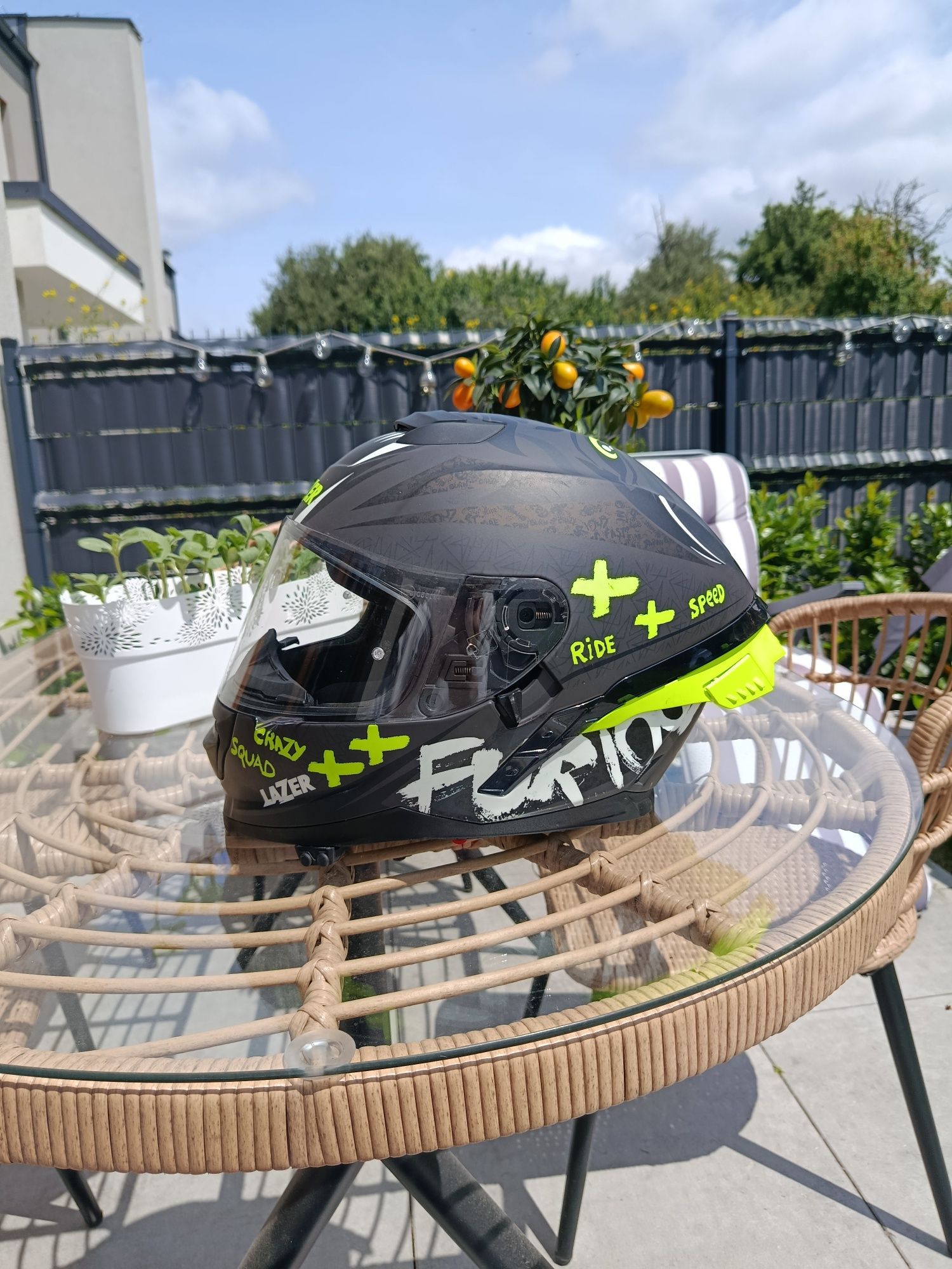 Kask Motocyklowy Intercom Lazer Rafale
