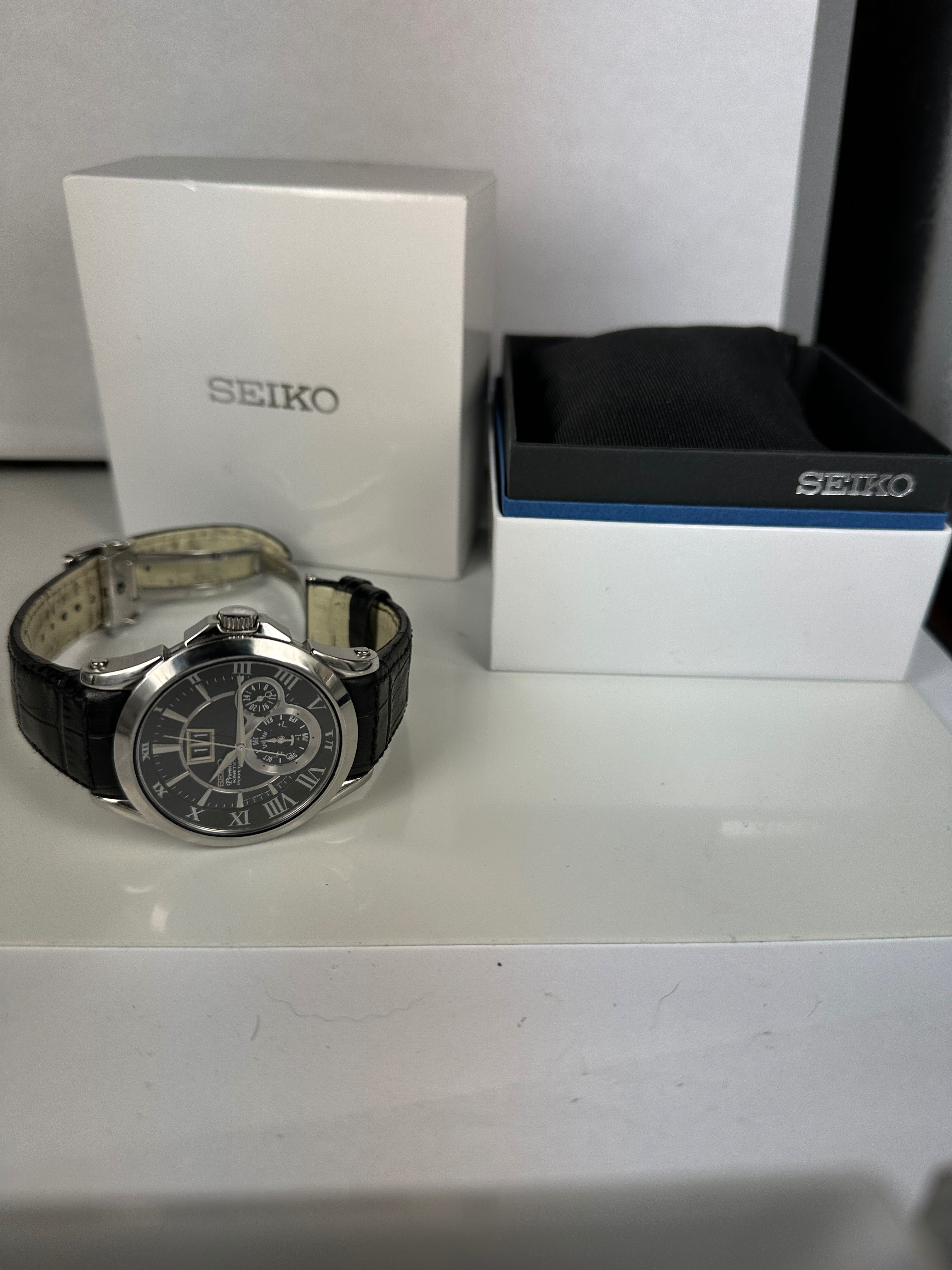 Seiko kinetic premier calendário perpetuo