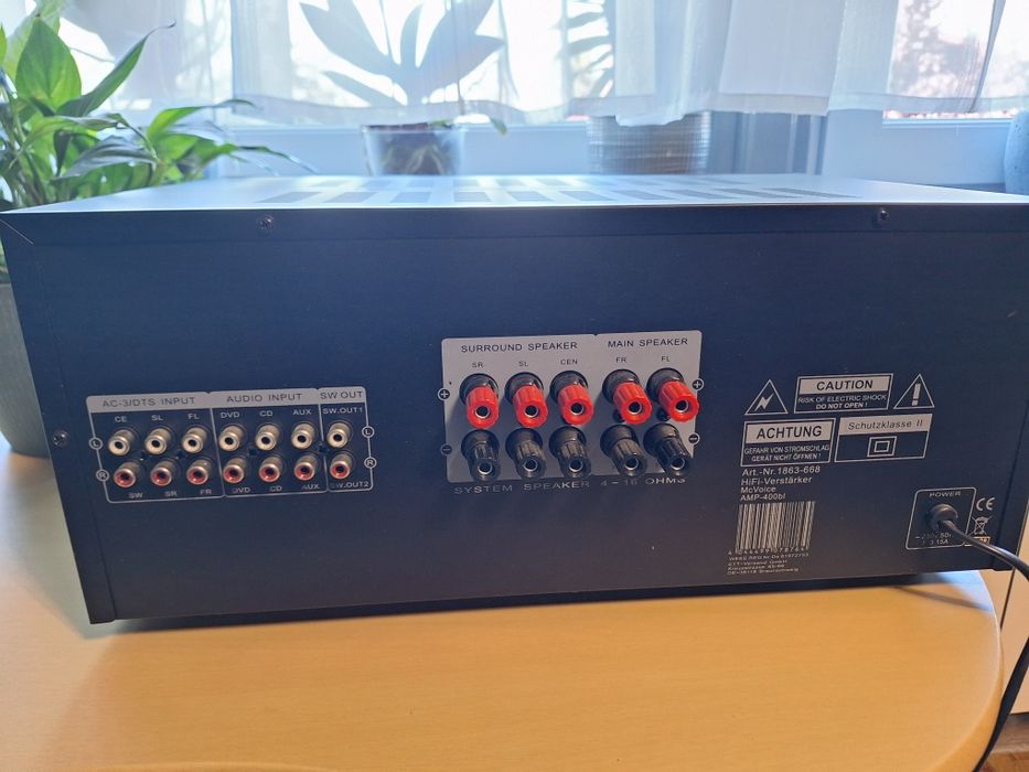amplituner, wzmacniacz mc voice AMP 400bl