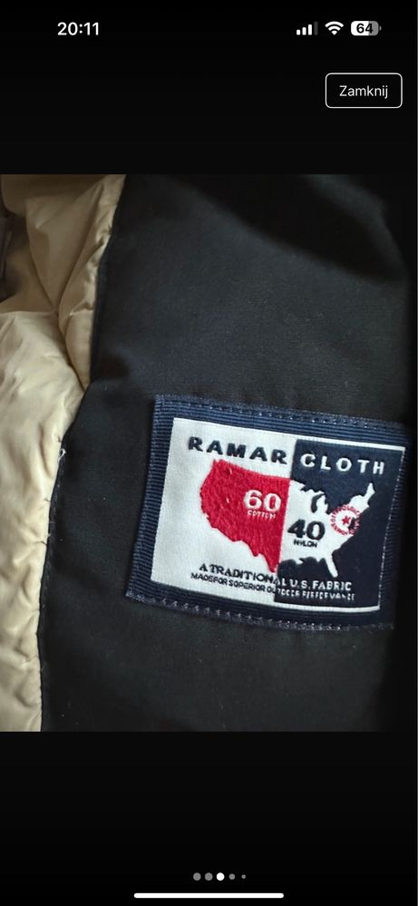 Czarna ocieplana kurtka Woolrich