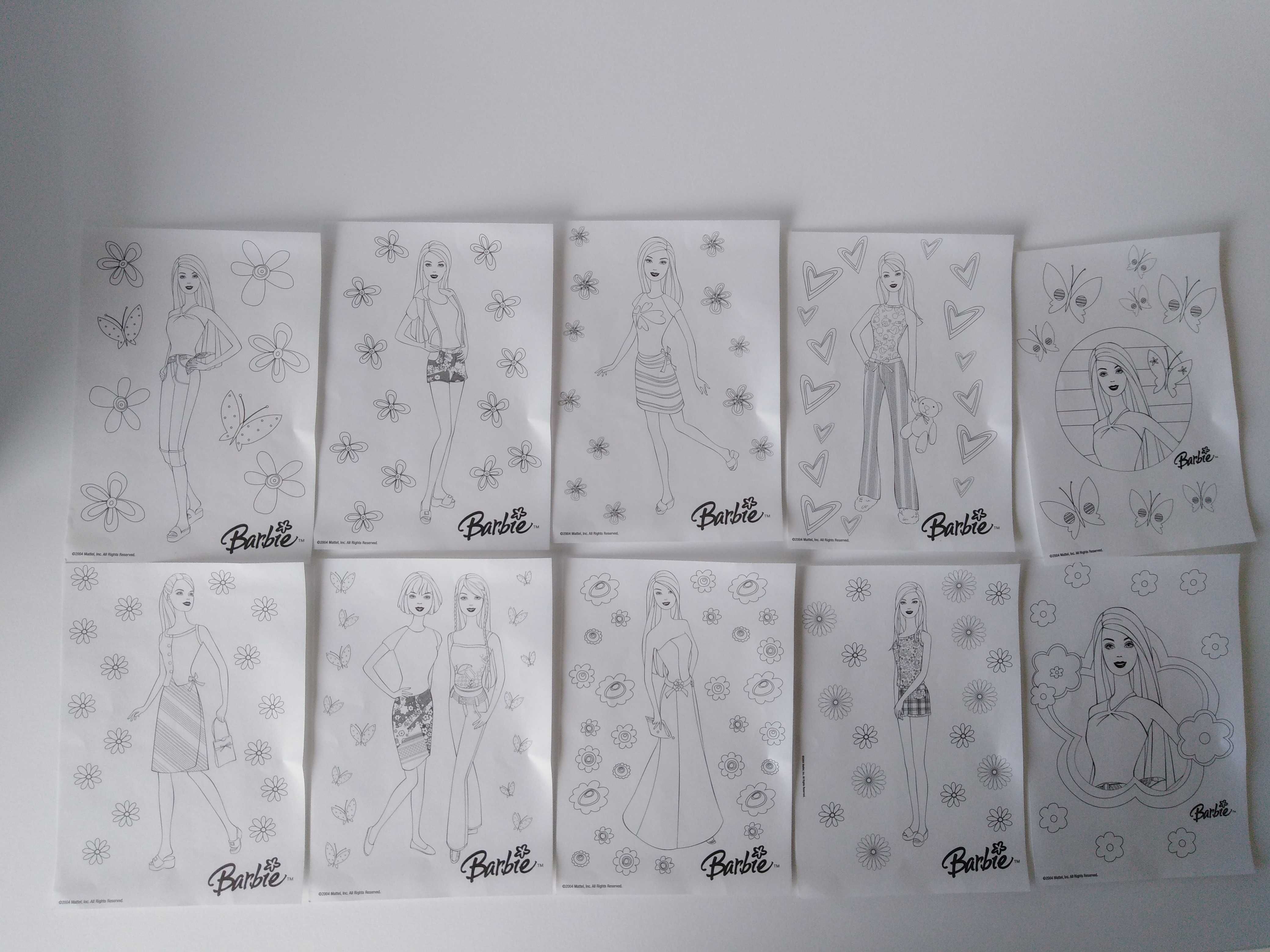 Kit de colorir Barbie