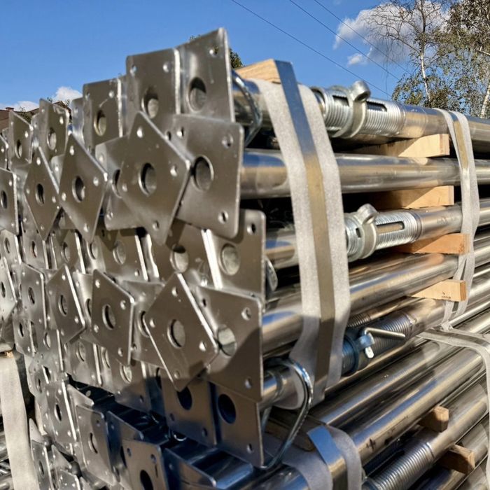 podpora stropowa 2m gwint zewnętrzny stalowa ocynkowana stemple