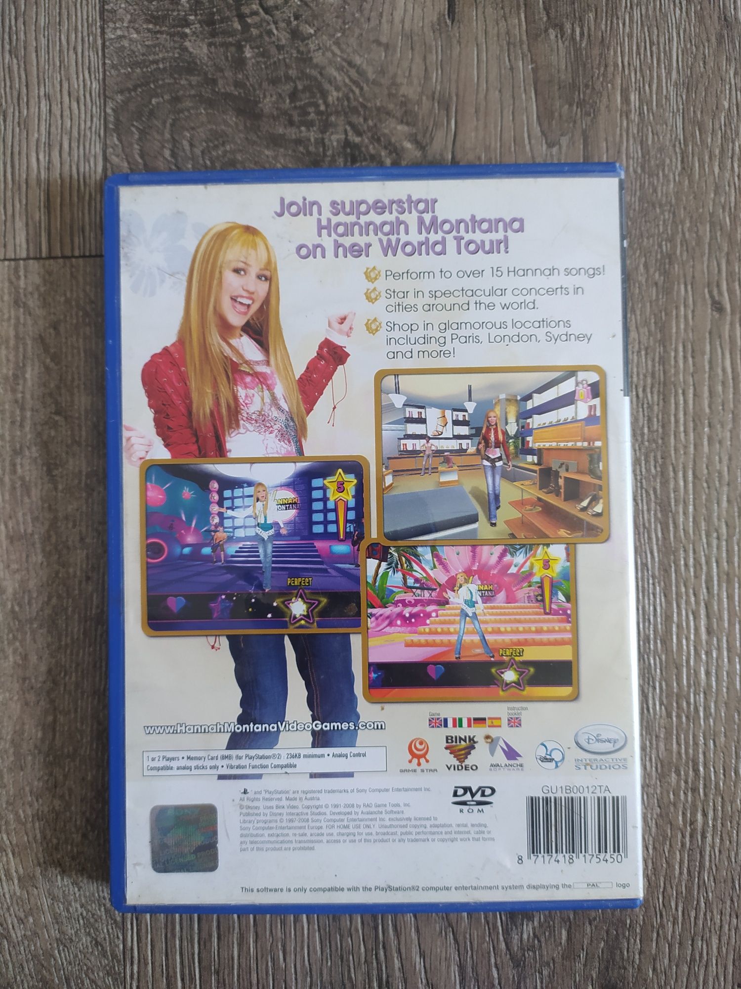 Gra PS2 Disney Hannah Montana Wysyłka