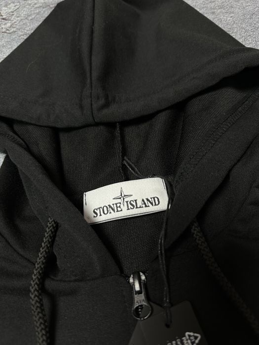 Чорна Зіп Stone Island | Аунтефік ОЛХ ДОСТАВКОЮ!