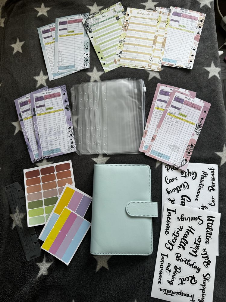 Binder oszczednik budżetownik metoda kopertowa oszczedzanie A6