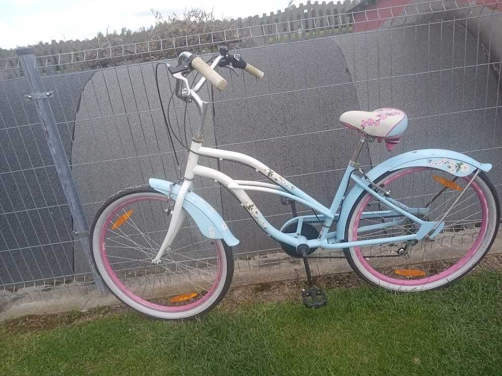 Rower miejski wyjątkowy cruiser stylowy Plumbike 28" z biegami zobacz