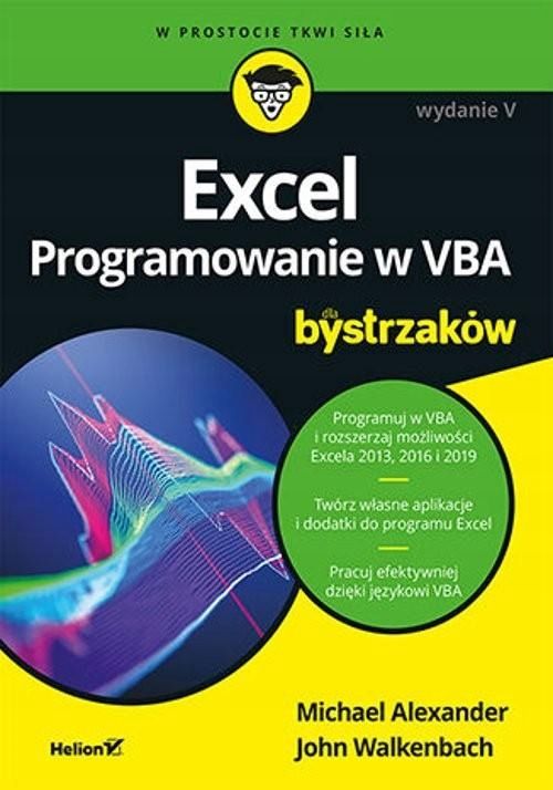 Excel Programowanie W Vba Dla Bystrzaków