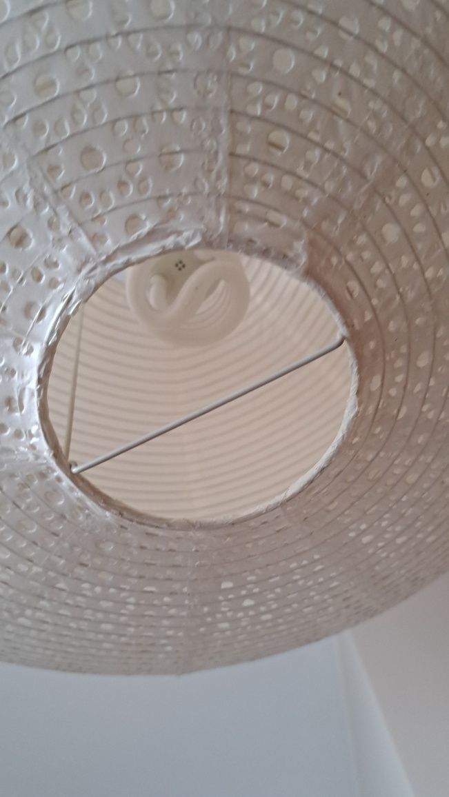 Lampa ażurowa biała