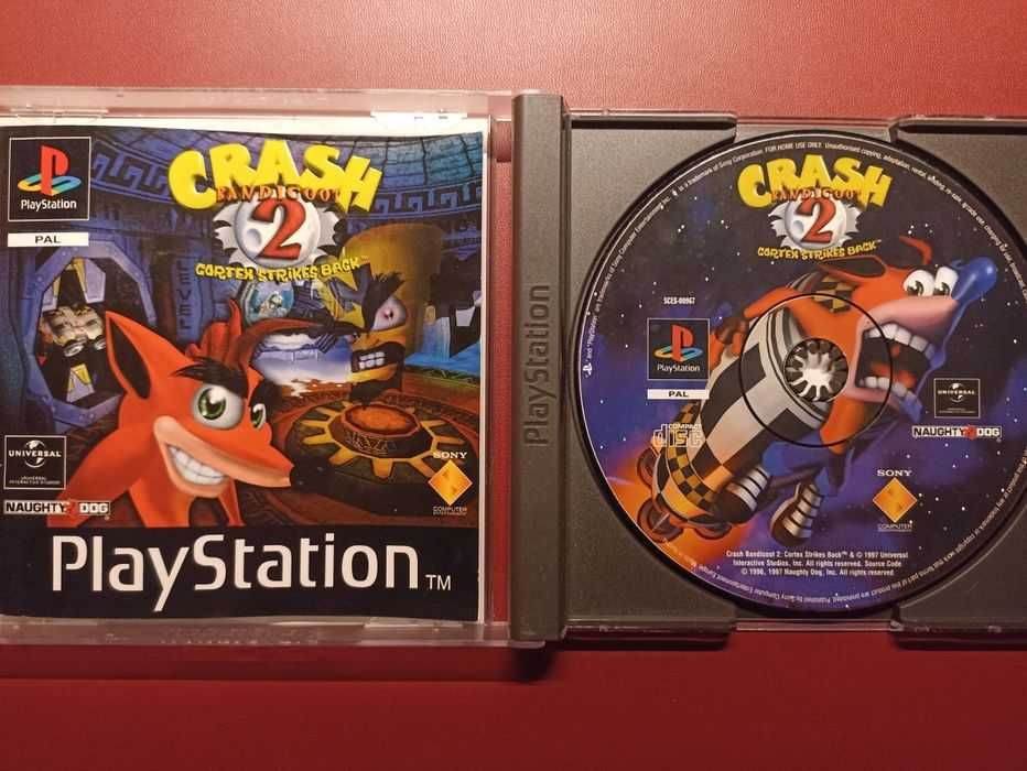 PS1 Crash bandicoot 2 CIB PAL Black Label Completo - Portes Gratis