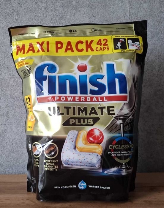 Tabletki Finish Ultimate Plus citrus z Niemiec 42 sztuk tylko 39,99zl.
