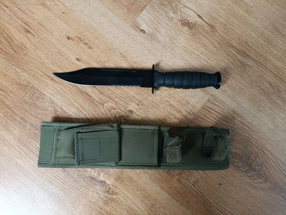 Ka-Bar Nóż Mil-Tec Black Fighter