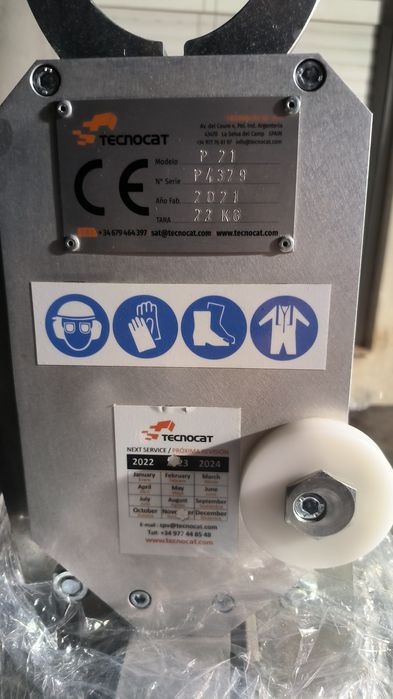 Pinça de carga de vidro