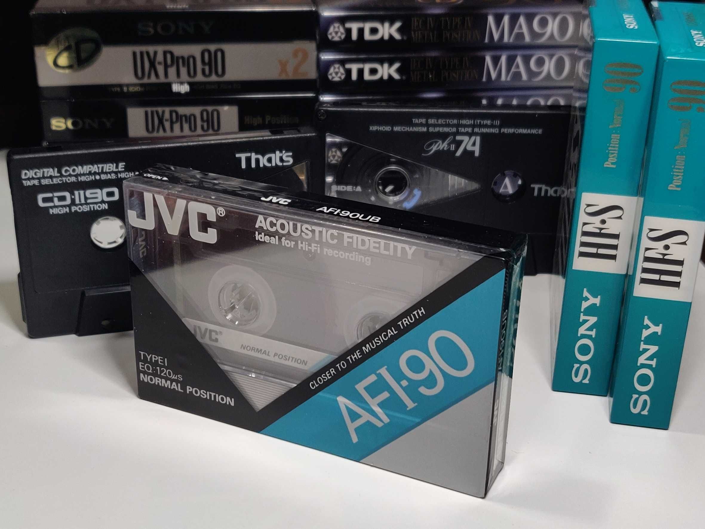 JVC AFI-90 [1990 USA] _новая аудио кассета в запечатанной упаковке