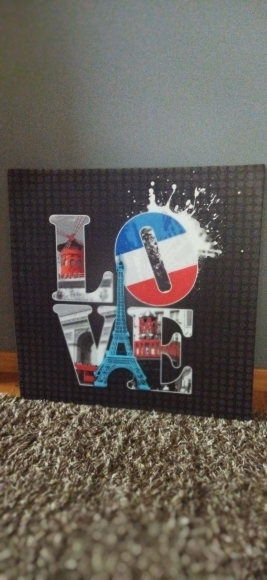 Quadro Love 60x60 cm