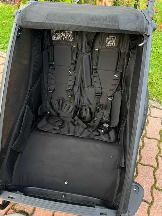 Dwuosobowa przyczepka rowerowa Thule Chariot Sport 2 + Jogging Kit 2