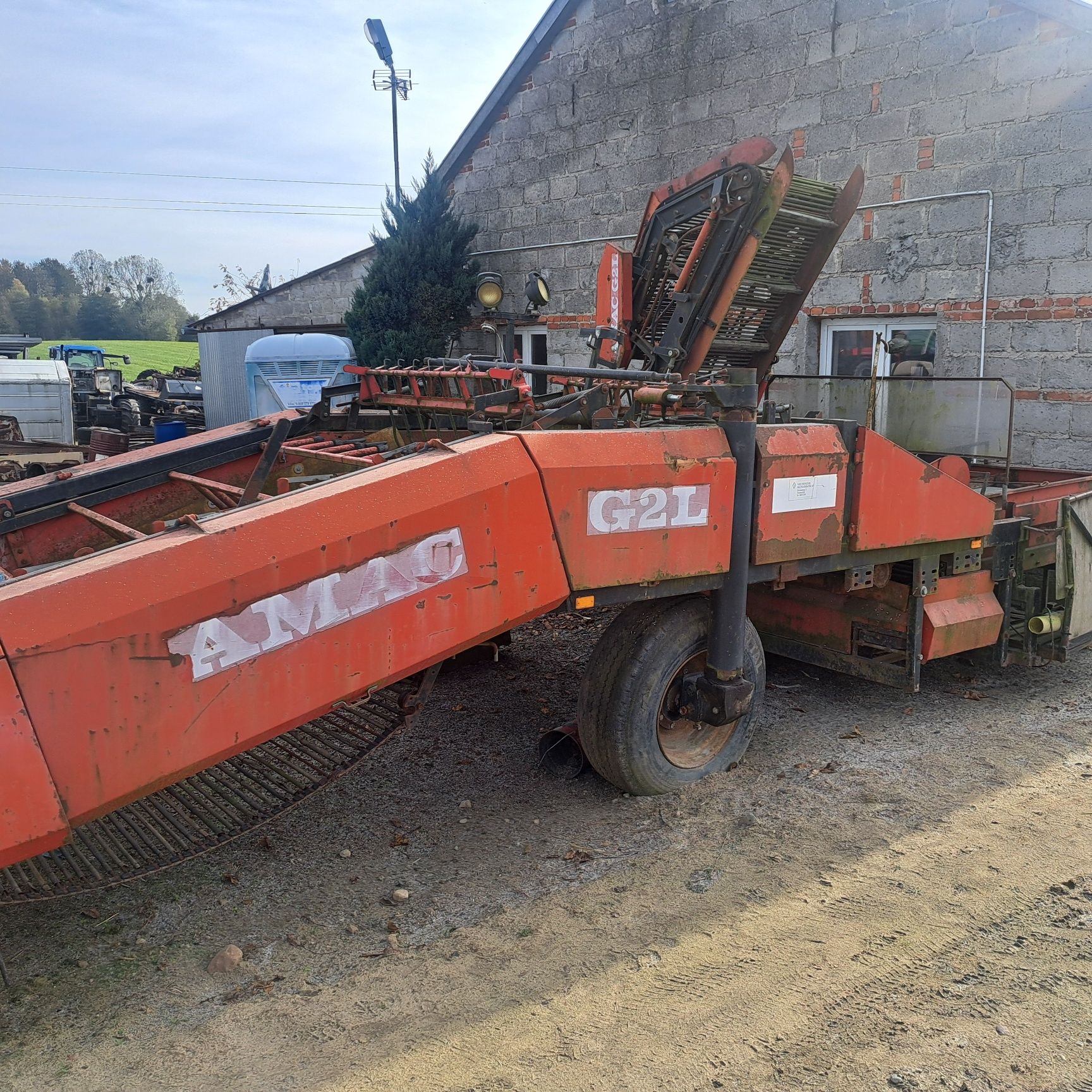 Kombajn amac G2L do ziemniaków i warzyw