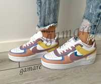 Damskie nike air force gruba podeszwa kolorowe 36-40