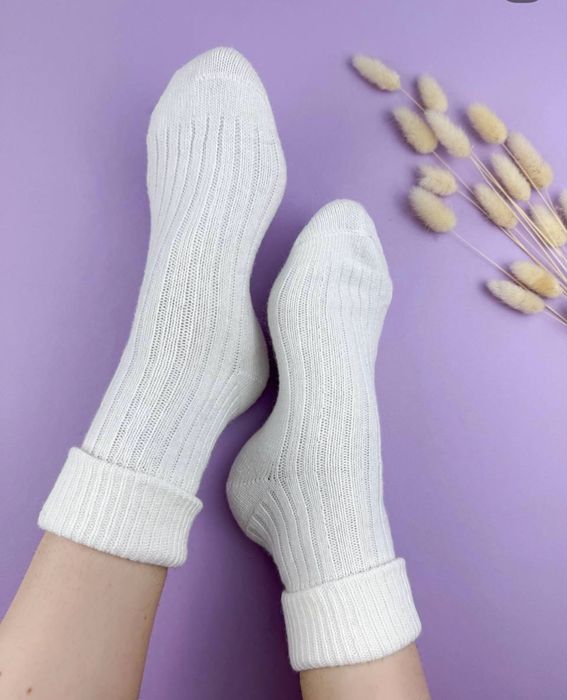 Топ під Уги‼️ Шкарпетки Шерсть альпаки  в рубчик .Кашемір.Гольфи