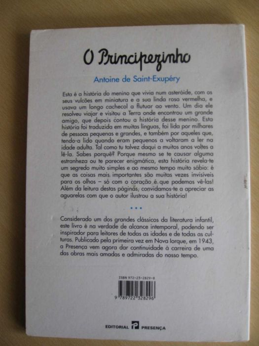O Principezinho
de Antoine de Saint-Exupéry