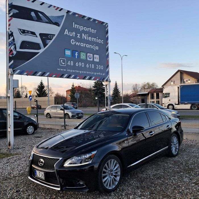 Lexus LS460 4.6 benzin AUTOMAT 4X4 Nawigacja GPS Kamera Cofania  Skóra