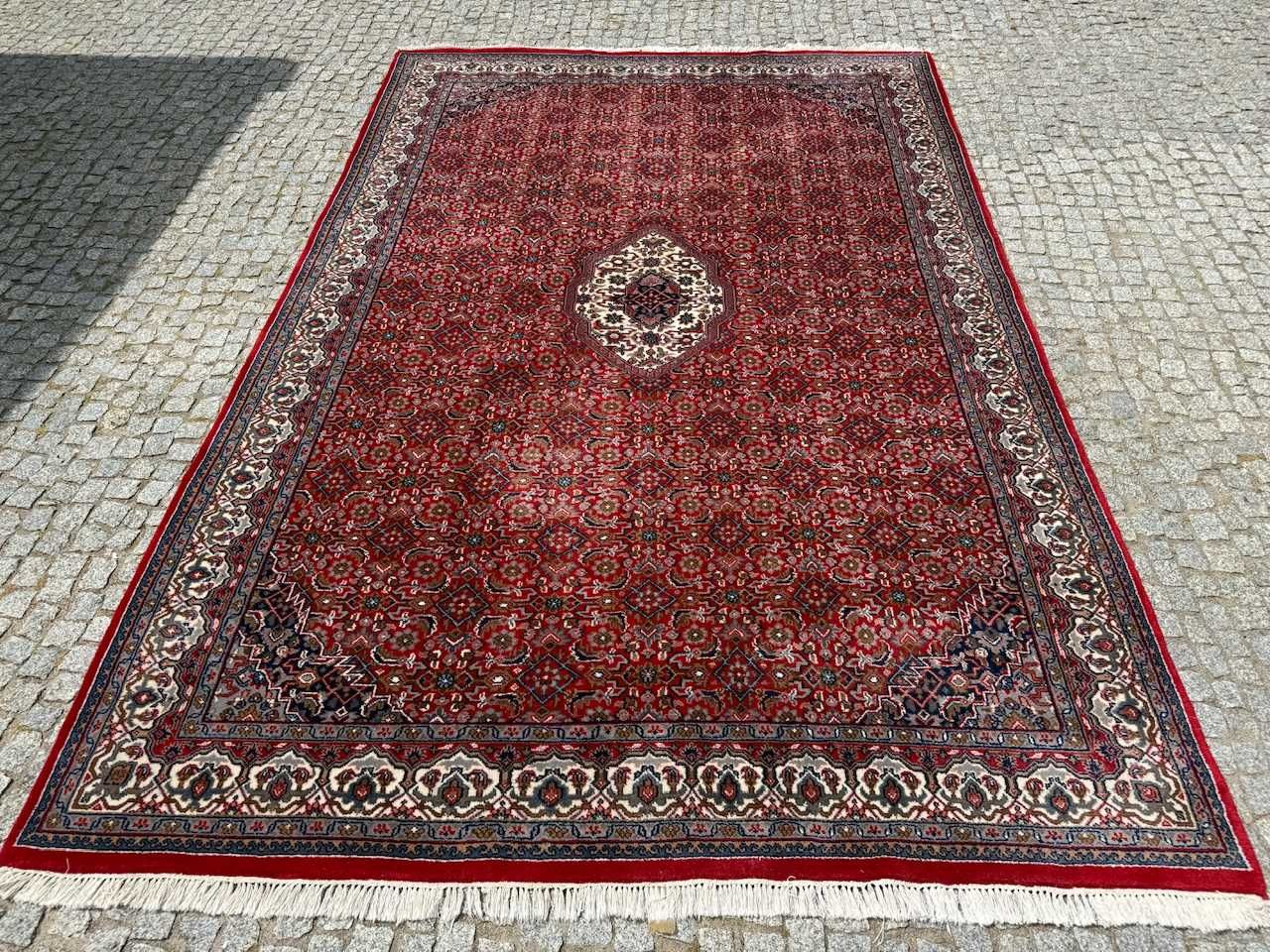 Nowy dywan perski wełniany kaszmirowy Indo Bidjar 300x200 gal. 14 tyś