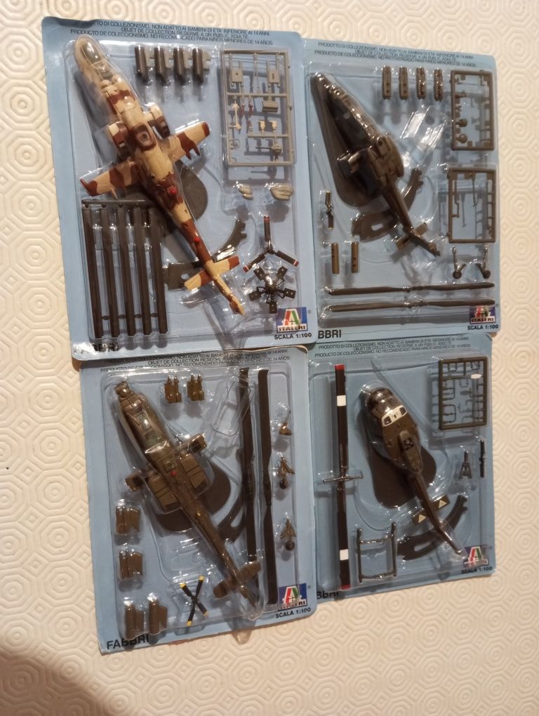 Helicópteros da coleção Altaya e Fabri