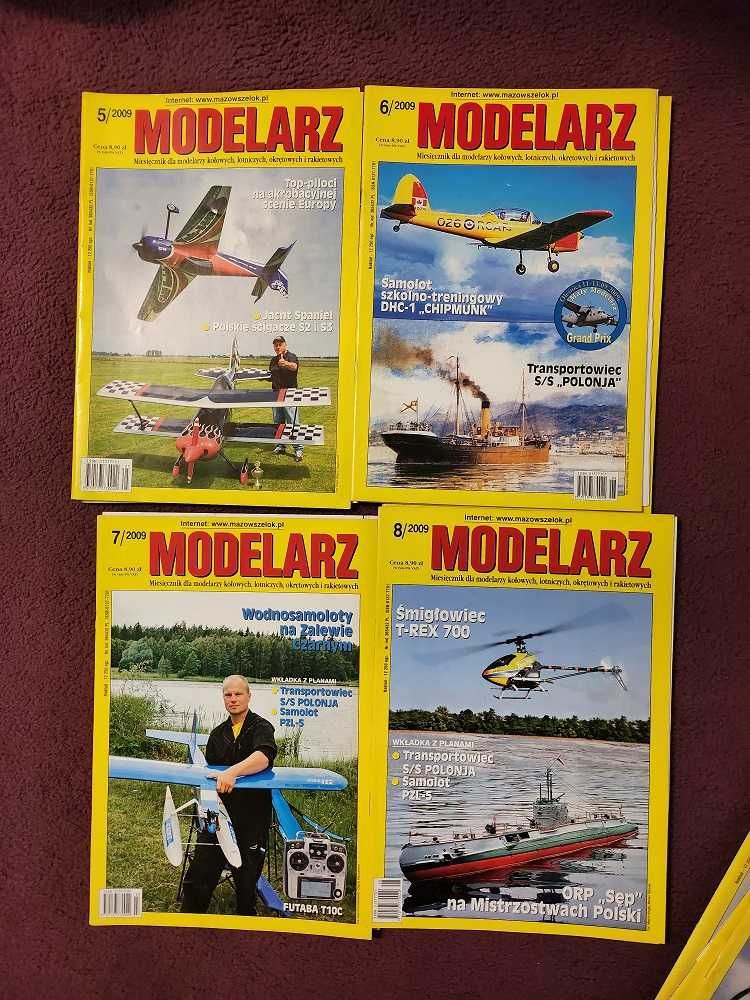 Modelarz rok 2009 komplet 12 numerów
