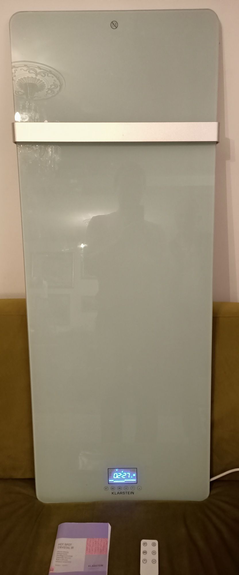 Klarstein Hot Spot Crystal panel na podczerwien wym. 112x45x8 cm-850w