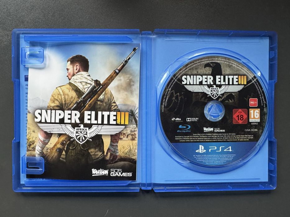 Gra Sniper Elite 3 na PS4
