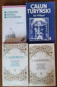 Zestaw książek: I. Wilson 'Całun turyński', 'Katechizm K. Katolickiego