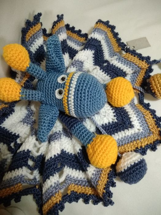 Manta de apego girafa