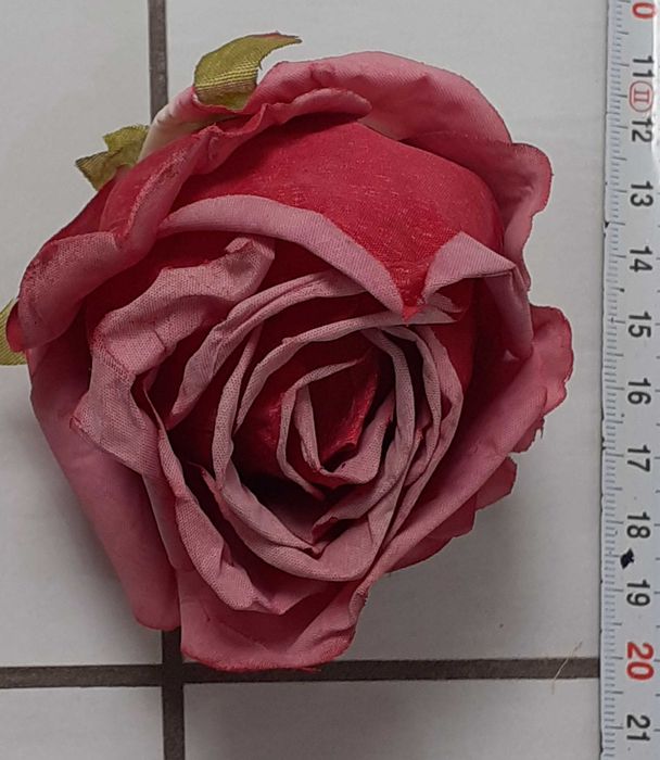 Róża główka wyrobowa kwiat sztuczny