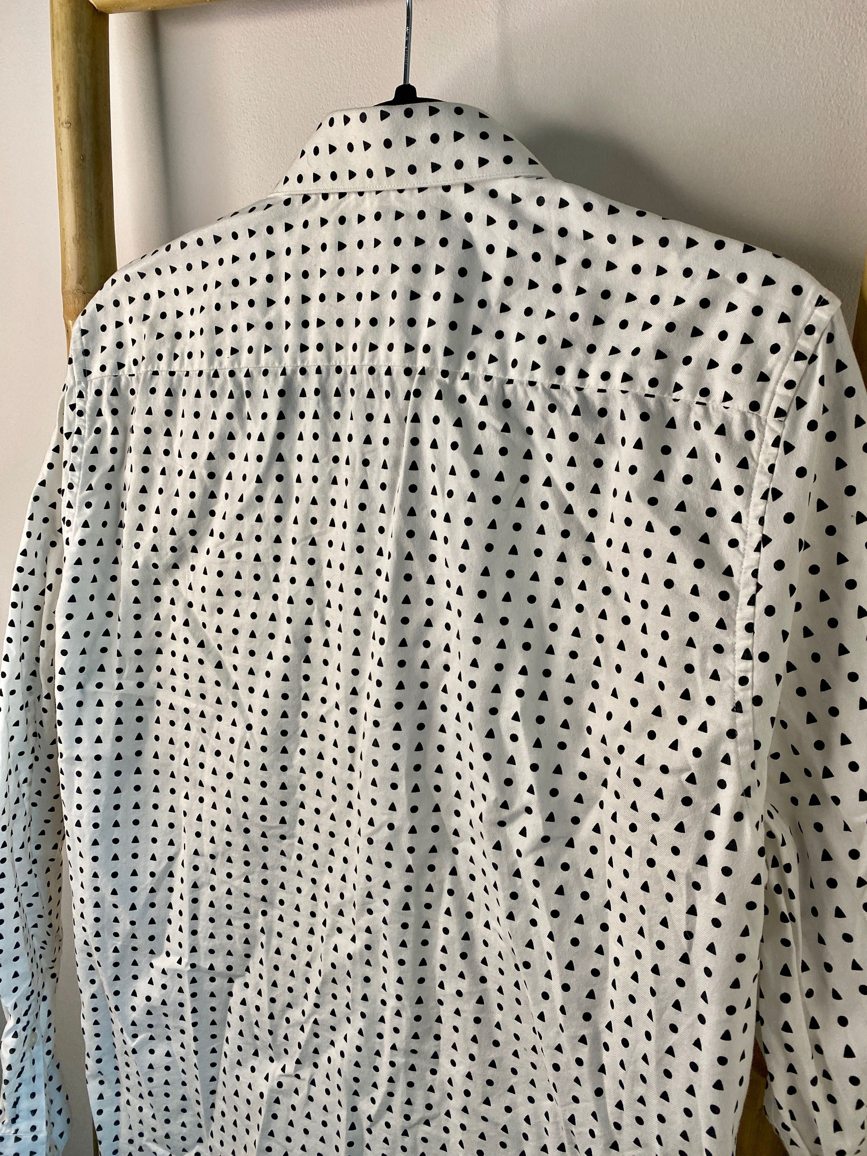 koszula męska w geometryczne wzory H&M 38 M