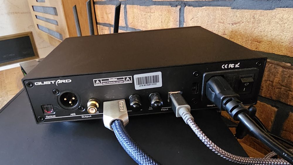 GUSTARD U18 przetwornik DDC interfejs cyfrowy audio kolor czarny