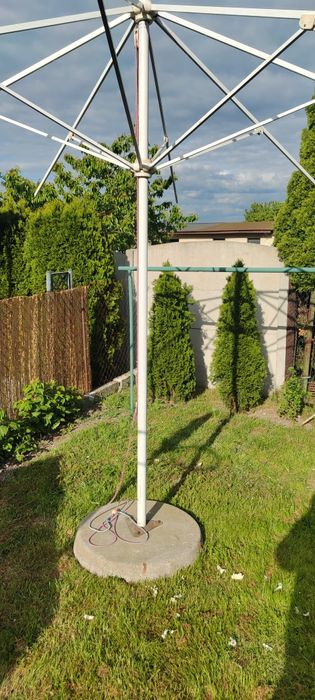 Parasol barowy 360cm z podstawą betonową