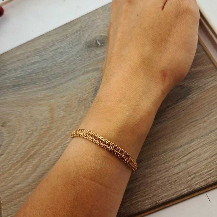 ‼Золотой браслет 4,27 гр 18 см Золотий браслет Золото 585 проба