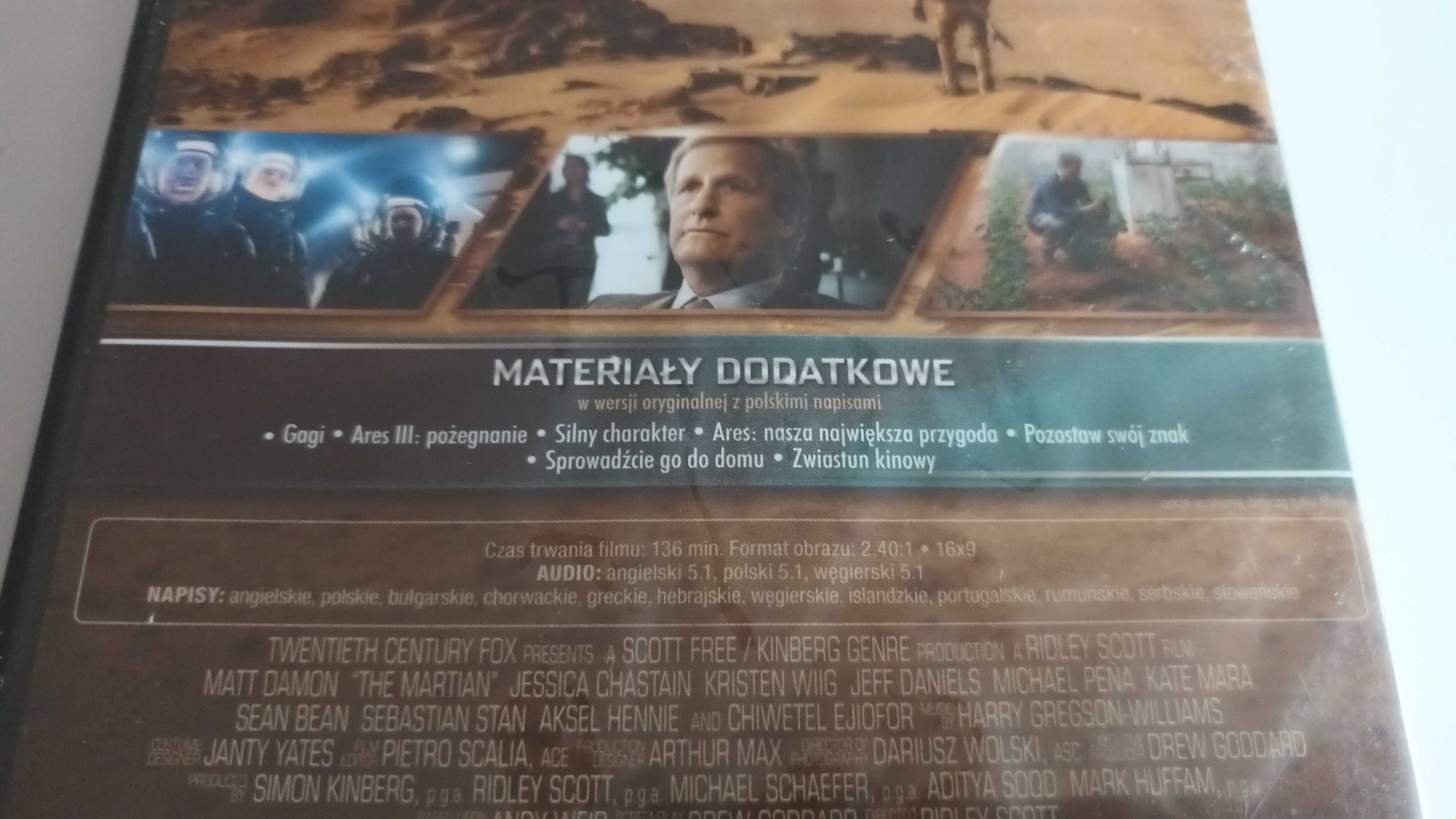 Film Marsjanin płyta DVD Nowa