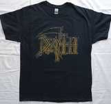 Death Gold Logo Złote Oficjalna T-Shirt Death Metal Chuck Schuldiner