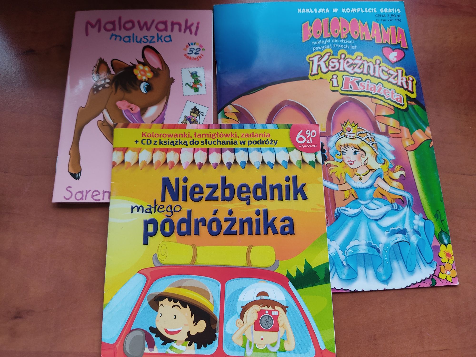 Kolorowanki szlaczki, zagadki Czuczu, angielski