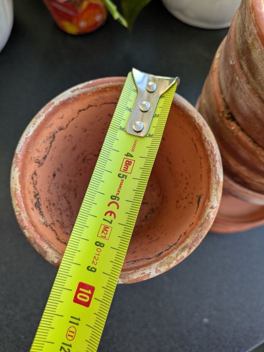 Conjunto de vasos de terracota
