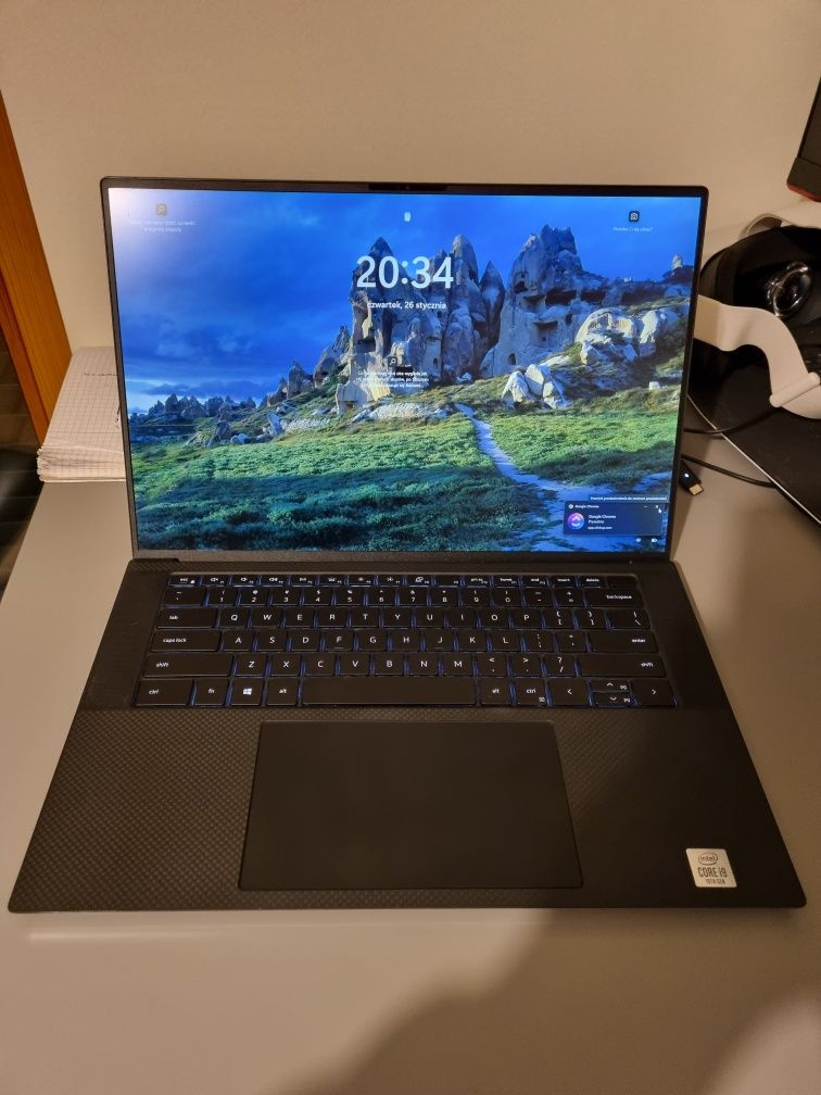 Laptop DELL XPS 15 9500 i9 32GB RAM + stacja dokująca i torba biznes