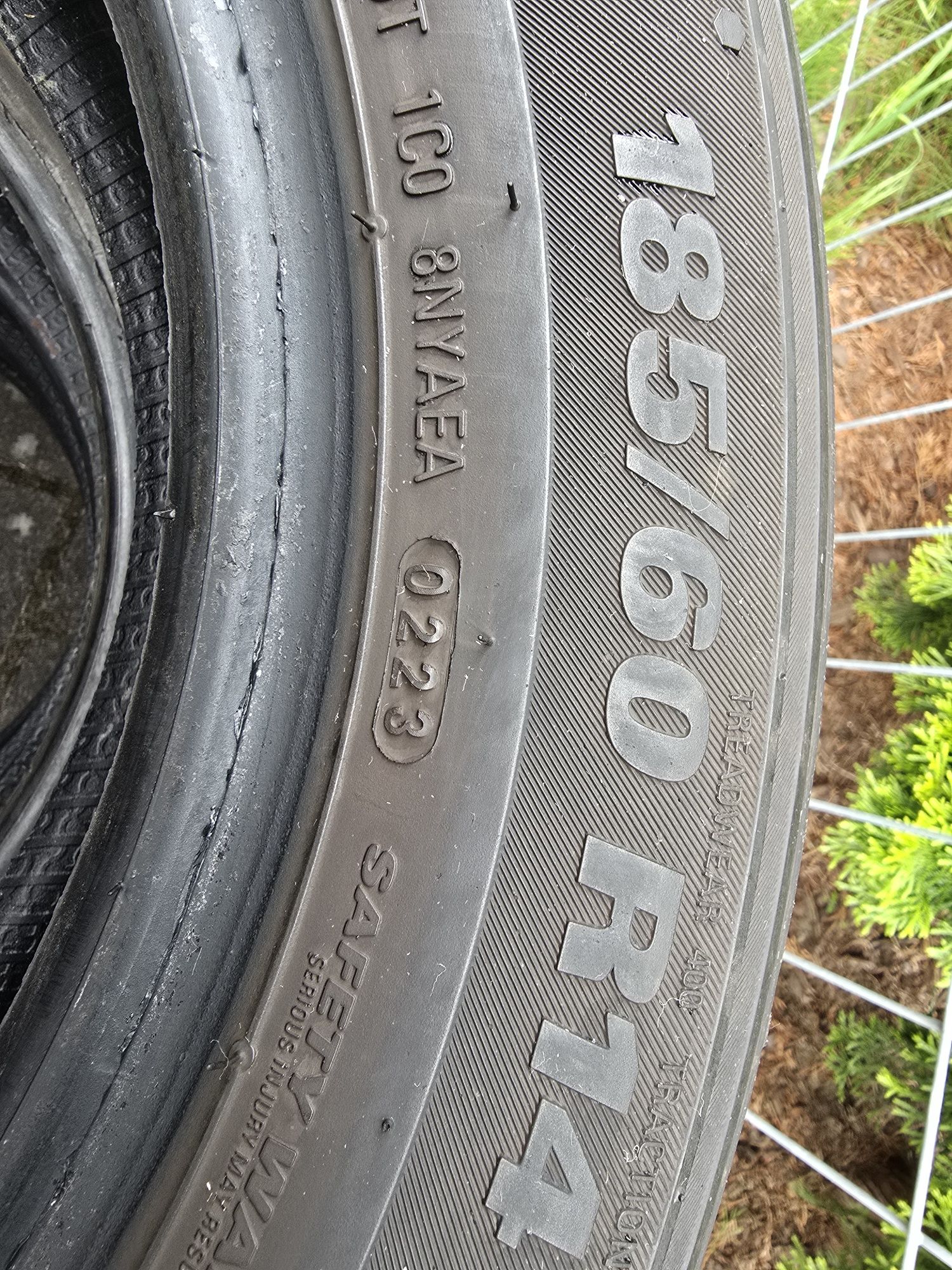 4x Kumho 185/60/14 r14 rok 2023 letnie ecowing es31 jak nowe